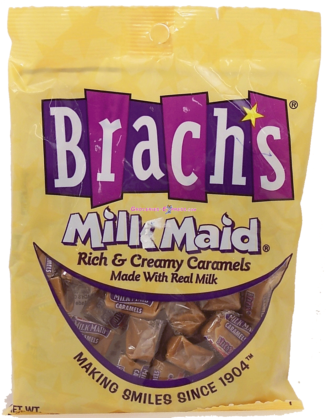 Brach's&nbsp;Milk Maid&nbsp;rich & cream caramels made with real milk Full-Size Picture